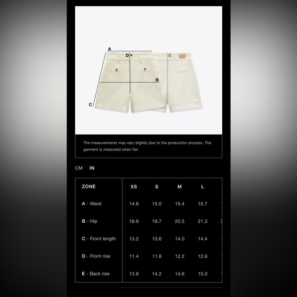 Zara white wrap denim skort - Picture 8 of 8